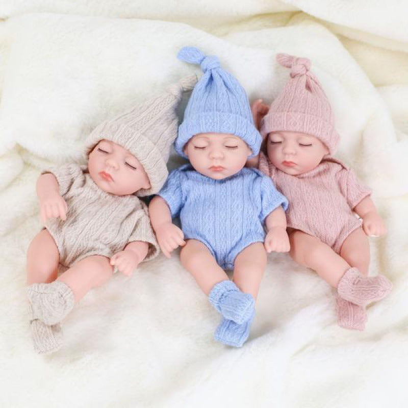 Mini Soft Silicone Baby Doll - Cute Gift for Girls